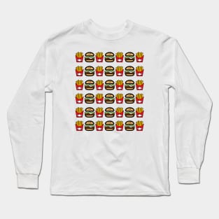 Burger and Fries Long Sleeve T-Shirt